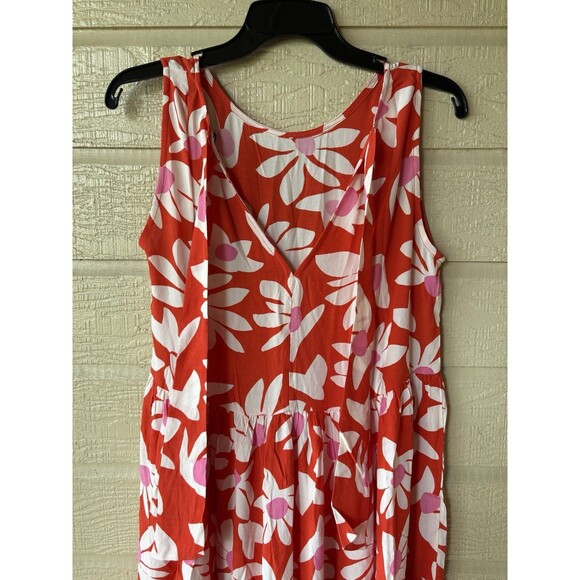 Mister Zimi womens Olivia Midi Dress size 6 AU (2 US) Red Daisy Tie Back $179 - Picture 5 of 9